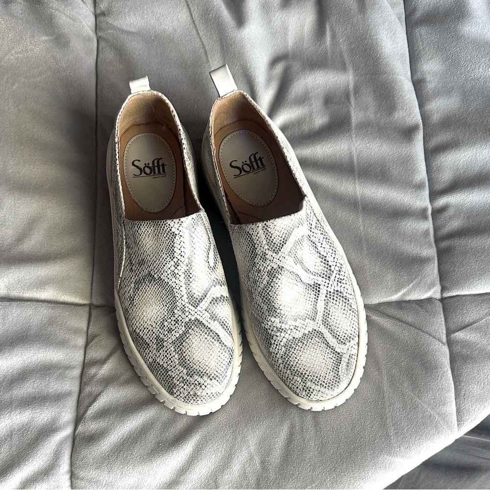 Women’s Sofft Pontina 6 Print Slip-On Shoes - Gray
